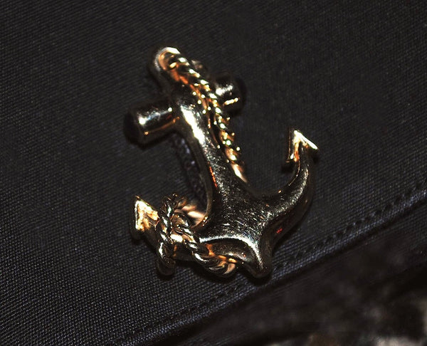Gold Anchor Cuff Links