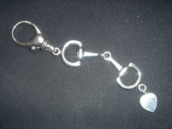 Sterling silver bit key ring