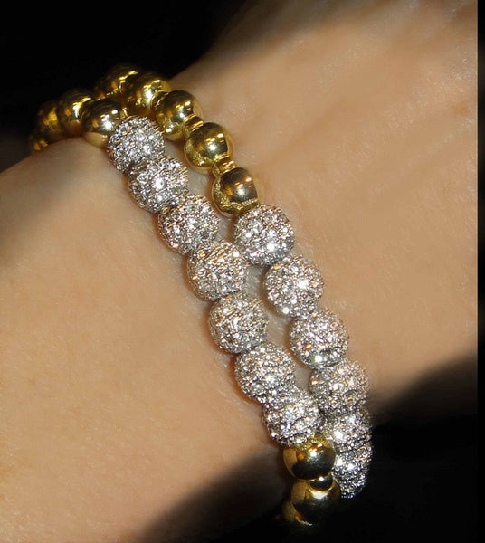 Seven Ball cz diamond bracelet